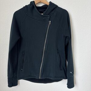 Puma Women's Black Full Zip Up Hoodie Sweatshirt Long Sleeves, size small